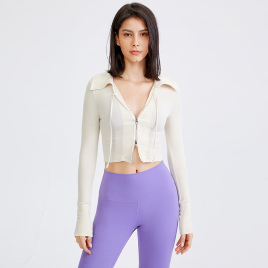 Cropped Sport Zip